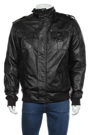 Pánská kožená bunda  ! Solid, Velikost XL, Barva Černá, Pravá kůže, Cena  3 061,00 Kč