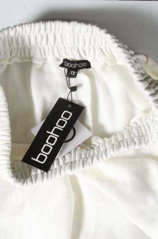 Damen Sporthose Boohoo, Größe S, Farbe Weiß, 65% Baumwolle, 35% Polyester, Preis 21,47 €