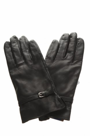 Ръкавици Tchibo, Цвят Черен, Естествена кожа, Цена 33,60 лв.