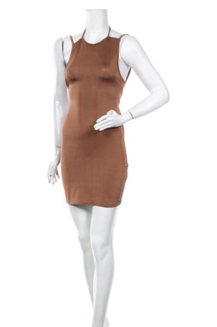 Φόρεμα Boohoo, Μέγεθος S, Χρώμα Καφέ, 95% πολυεστέρας, 5% ελαστάνη, Τιμή 8,16 €