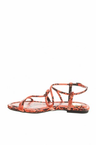 Sandalen Buffalo, Größe 38, Farbe Orange, Kunstleder, Preis 39,00 €