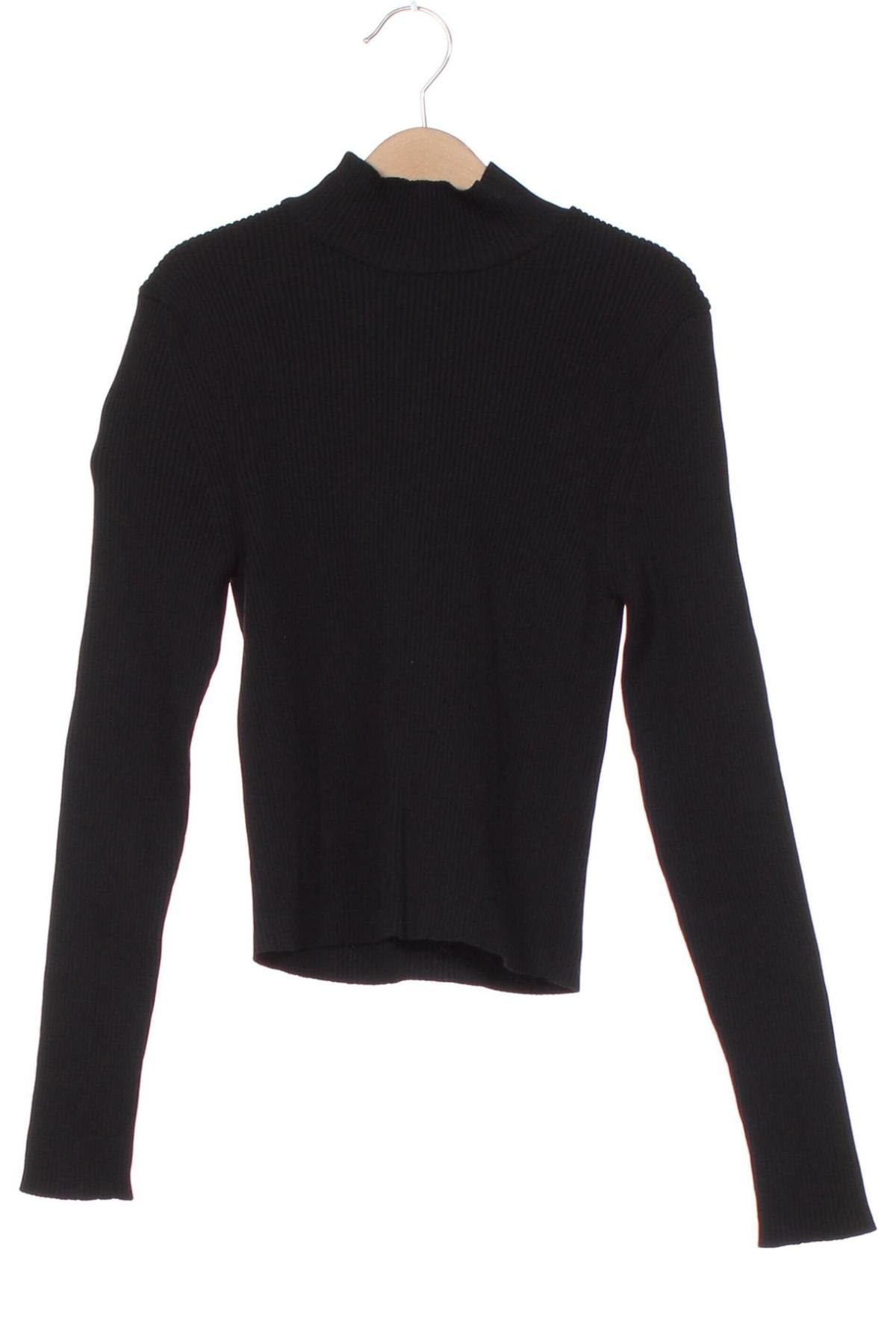Дамски пуловер Zara, Размер S, Цвят Черен, Полиамид, Цена 44,25 лв.