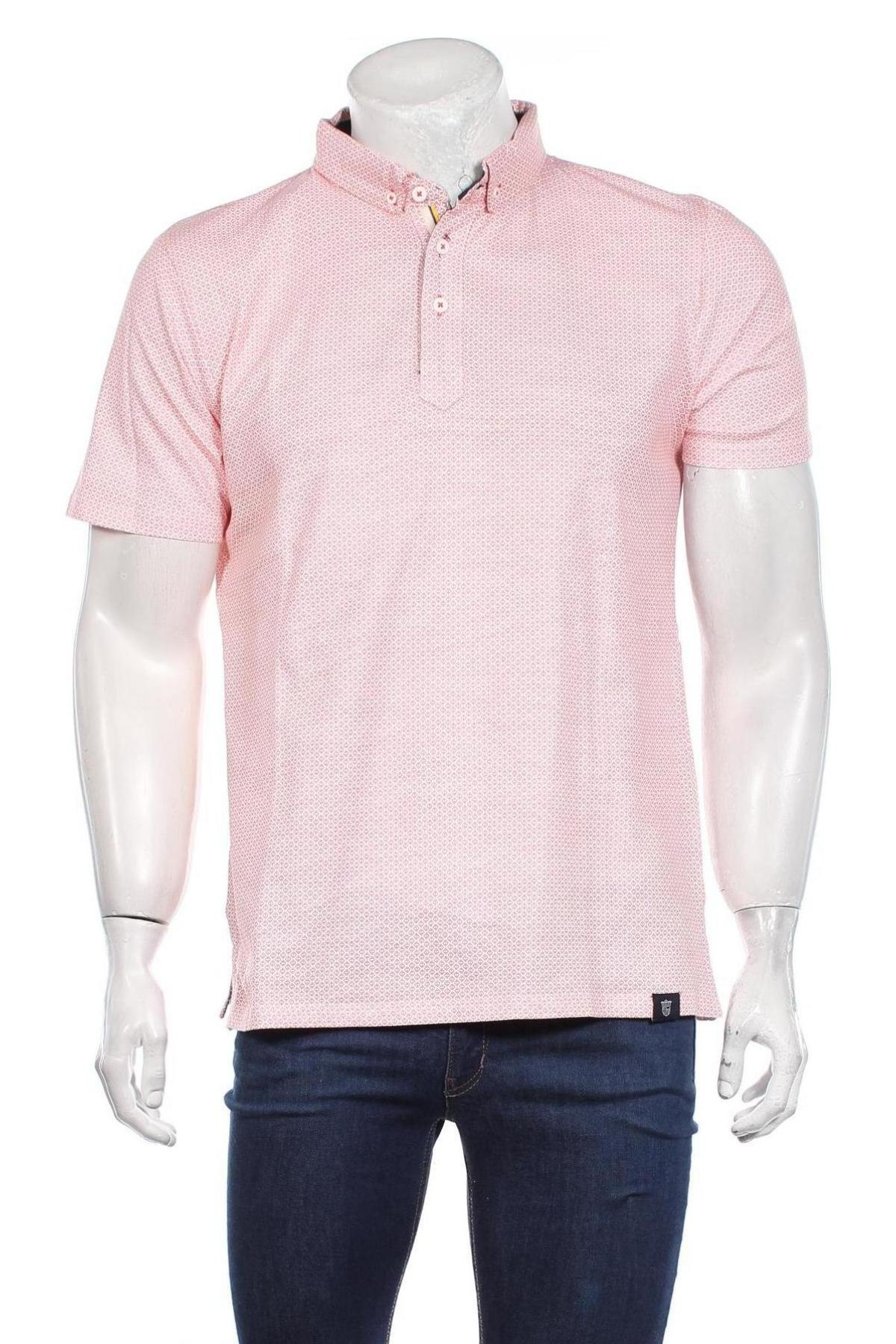 Мъжка тениска 17 & Co., Размер XL, Цвят Розов, Памук, Цена 17,28 лв.