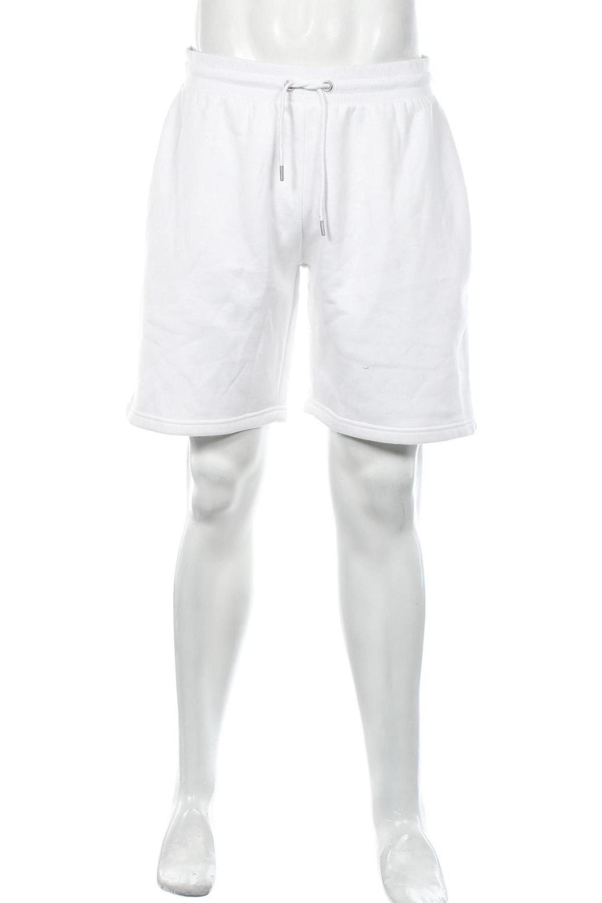 Herren Shorts Boohoo, Größe L, Farbe Weiß, 50% Baumwolle, 50% Polyester, Preis 22,78 €