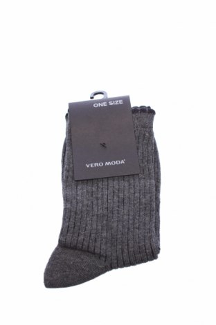 Ponožky  Vero Moda, Veľkosť M, Farba Sivá, 72% bavlna, 26% polyester, 2% elastan, Cena  7,94 €