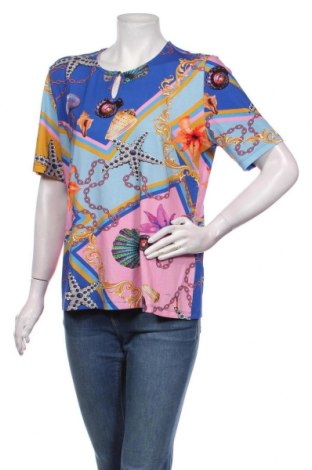 Дамска блуза Alfredo Pauly, Размер XL, Цвят Многоцветен, 95% вискоза, 5% еластан, Цена 33,79 лв.