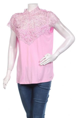 Дамска блуза Alfredo Pauly, Размер XL, Цвят Розов, 95% вискоза, 5% еластан, Цена 32,67 лв.