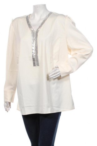 Дамска блуза Alfredo Pauly, Размер XXL, Цвят Екрю, 92% полиестер, 8% еластан, Цена 47,60 лв.