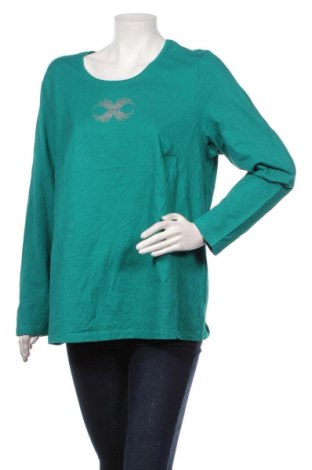Дамска блуза Atelier GS, Размер XL, Цвят Зелен, Памук, Цена 35,00 лв.