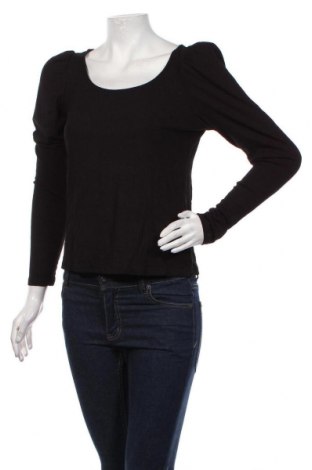 Дамска блуза H&M, Размер M, Цвят Черен, 93% вискоза, 7% еластан, Цена 38,00 лв.