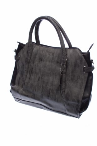 Γυναικεία τσάντα, Χρώμα Γκρί, Δερματίνη, Τιμή 25,36 €