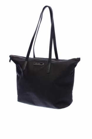 Дамска чанта Calvin Klein, Цвят Черен, Текстил, Цена 104,65 лв.