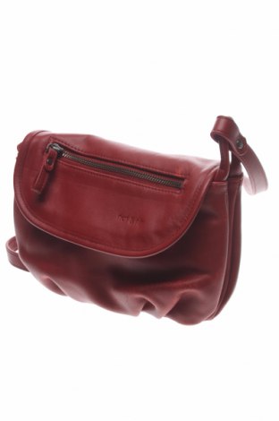 Дамска чанта Nat & Nin, Цвят Червен, Естествена кожа, Цена 143,52 лв.