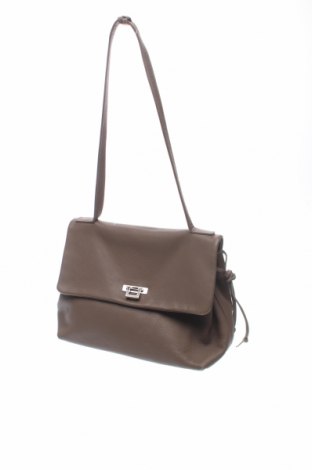 Γυναικεία τσάντα Unutzer, Χρώμα Γκρί, Γνήσιο δέρμα, Τιμή 254,85 €