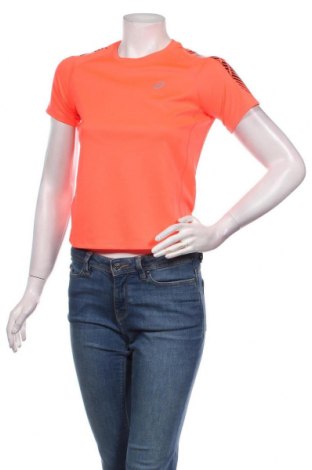Дамска тениска ASICS, Размер XS, Цвят Оранжев, Полиестер, Цена 29,50 лв.
