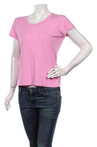 Дамска тениска American Vintage, Размер S, Цвят Розов, 52% памук, 48% вискоза, Цена 40,94 лв.