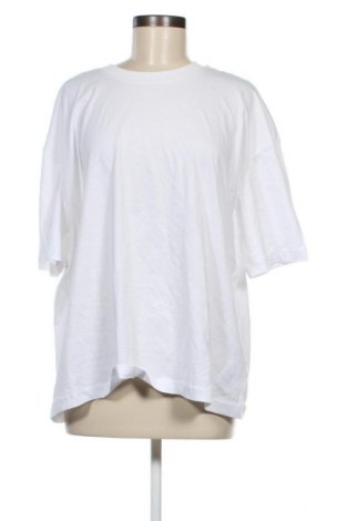 Γυναικείο t-shirt Gina Tricot, Μέγεθος L, Χρώμα Λευκό, Βαμβάκι, Τιμή 8,31 €