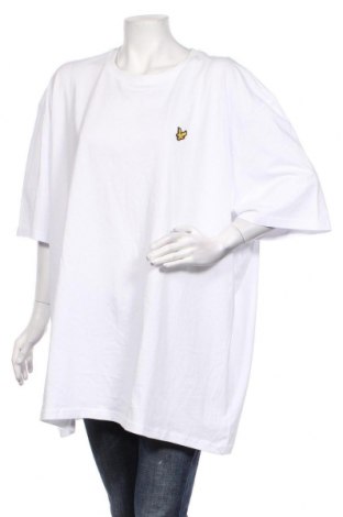Γυναικείο t-shirt Lyle & Scott, Μέγεθος 4XL, Χρώμα Λευκό, Βαμβάκι, Τιμή 20,63 €