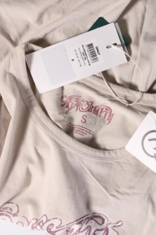 Γυναικείο t-shirt ONLY, Μέγεθος S, Χρώμα  Μπέζ, Βαμβάκι, Τιμή 8,76 €