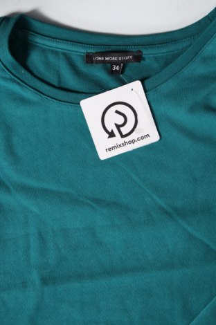 Γυναικείο t-shirt One More Story, Μέγεθος XS, Χρώμα Πράσινο, Βαμβάκι, Τιμή 14,44 €