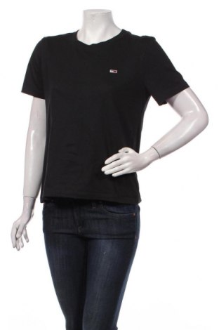 Damen T-Shirt Tommy Hilfiger, Größe M, Farbe Schwarz, Baumwolle, Preis 28,14 €