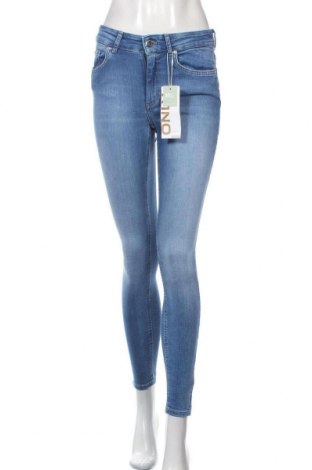 Damskie jeansy ONLY, Rozmiar S, Kolor Niebieski, 92% bawełna, 8% elastyna, Cena 84,23 zł