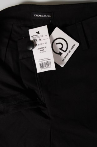 Γυναικείο παντελόνι Cache Cache, Μέγεθος XS, Χρώμα Μαύρο, Τιμή 23,71 €
