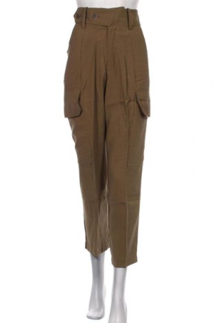 Pantaloni de femei Mango, Mărime XS, Culoare Verde, Preț 73,19 Lei