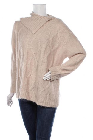 Дамски пуловер Adagio, Размер XL, Цвят Бежов, 70% акрил, 27% мохер, 3% вълна, Цена 36,00 лв.