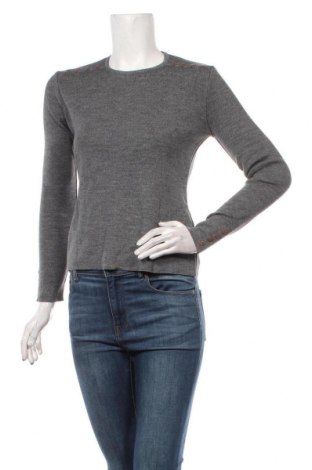 Дамски пуловер Alain Manoukian, Размер M, Цвят Сив, 50% вълна, 50% акрил, Цена 53,00 лв.