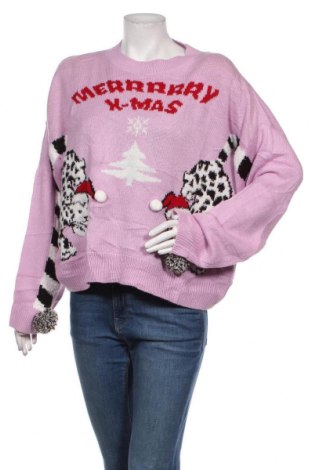 Дамски пуловер Clockhouse, Размер XL, Цвят Розов, Цена 10,80 лв.