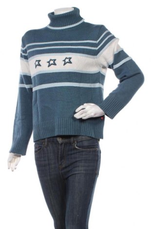 Дамски пуловер Exxtasy, Размер M, Цвят Син, 70% полиакрил, 30% вълна, Цена 36,00 лв.