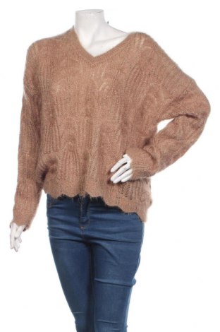 Дамски пуловер Golden Days, Размер M, Цвят Кафяв, Полиестер, Цена 53,00 лв.