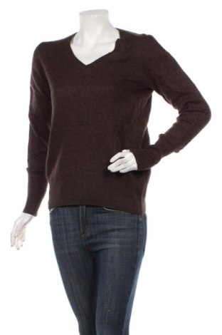 Дамски пуловер Halogen, Размер L, Цвят Кафяв, Кашмир, Цена 32,00 лв.