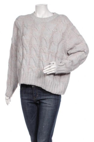 Дамски пуловер ONLY, Размер L, Цвят Сив, 43% акрил, 35% полиамид, 22% метални нишки, Цена 23,70 лв.