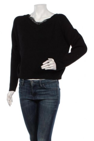 Дамски пуловер Object, Размер L, Цвят Черен, Памук, Цена 45,15 лв.
