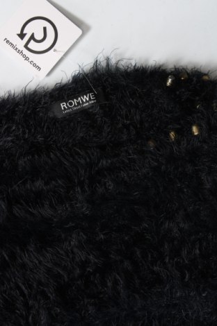 Дамски пуловер Romwe, Размер M, Цвят Черен, Цена 36,00 лв.