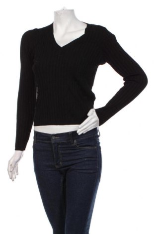 Дамски пуловер Zara, Размер L, Цвят Черен, Цена 53,00 лв.
