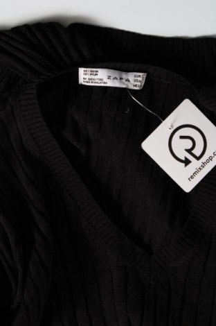 Дамски пуловер Zara, Размер L, Цвят Черен, Цена 53,00 лв.