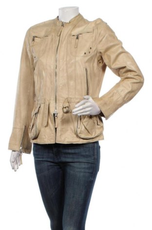 Dámska kožená bunda  Marc Cain, Veľkosť L, Farba Béžová, Pravá koža , Cena  292,58 €