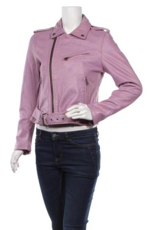 Γυναικείο δερμάτινο μπουφάν Oakwood, Μέγεθος L, Χρώμα Ρόζ , Γνήσιο δέρμα, Τιμή 163,84 €