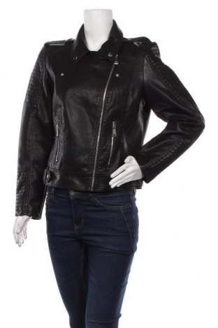 Γυναικείο δερμάτινο μπουφάν Vero Moda, Μέγεθος XL, Χρώμα Μαύρο, Δερματίνη, Τιμή 39,89 €