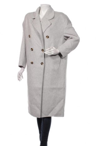 Дамско палто American Vintage, Размер XS, Цвят Сив, 53% вълна, 47% полиестер, Цена 459,27 лв.