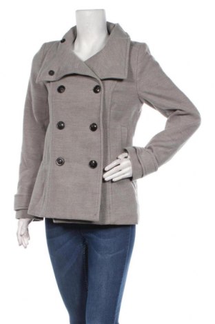 Dámsky kabát  H&M, Veľkosť M, Farba Sivá, 86% polyester, 12% viskóza, 2% elastan, Cena  34,59 €