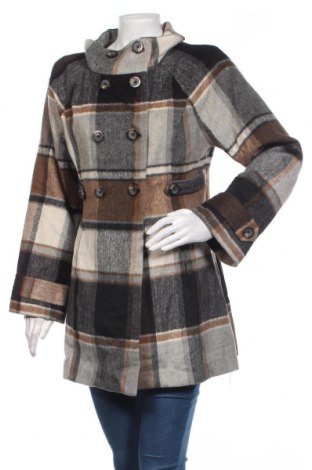 Dámský kabát  Jendi, Velikost XL, Barva Vícebarevné, 80% polyester, 20% vlna, Cena  781,00 Kč