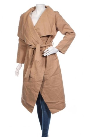Női kabát Made In Italy, Méret L, Szín Bézs, Poliészter, Ár 13 192 Ft