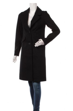 Дамско палто ONLY, Размер XS, Цвят Черен, 57% полиестер, 35% вълна, 3% акрил, 3% полиамид, Цена 80,55 лв.