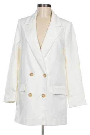 Дамско палто ONLY, Размер S, Цвят Екрю, 75% полиестер, 20% вискоза, 5% еластан, Цена 49,05 лв.