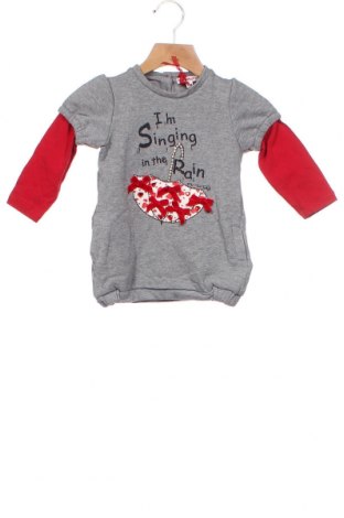 Детска блуза Artigli, Размер 9-12m/ 74-80 см, Цвят Сив, 95% памук, 5% еластан, Цена 32,00 лв.
