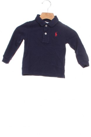 Детска блуза Ralph Lauren, Размер 9-12m/ 74-80 см, Цвят Син, Памук, Цена 42,00 лв.